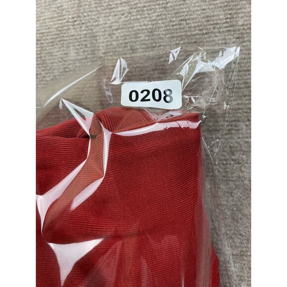 Orvis Mens Long Sleeve 1/4 Button Hardware Button Cuffed Heavy Shirt Red Size L - Picture 13 of 13